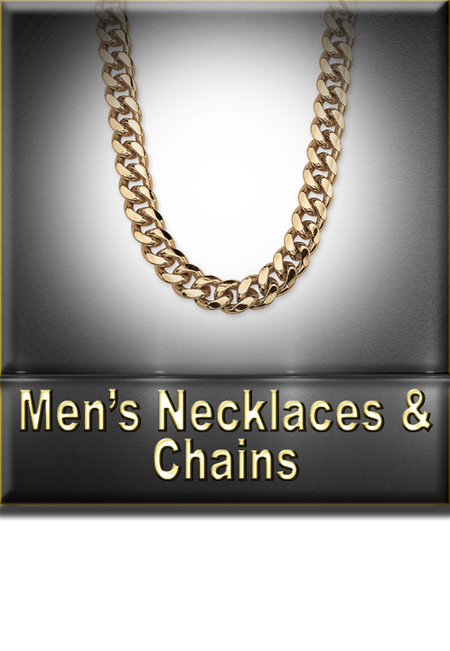 Men's Necklaces & Chains Button