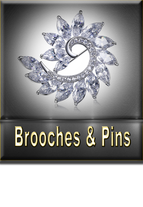 Women's Brooches & Pins Button