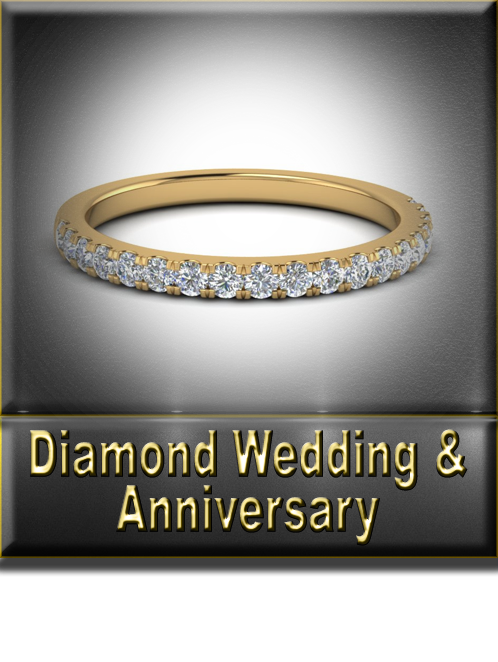 Diamond Wedding & Anniversary Button