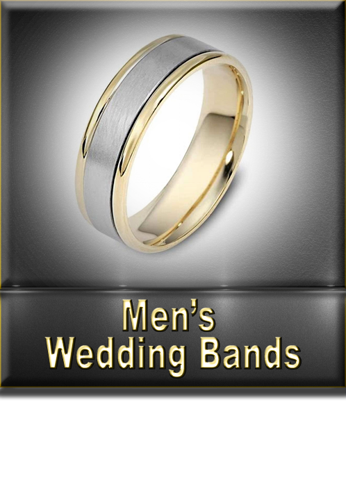 Men's Wedding Bands Button