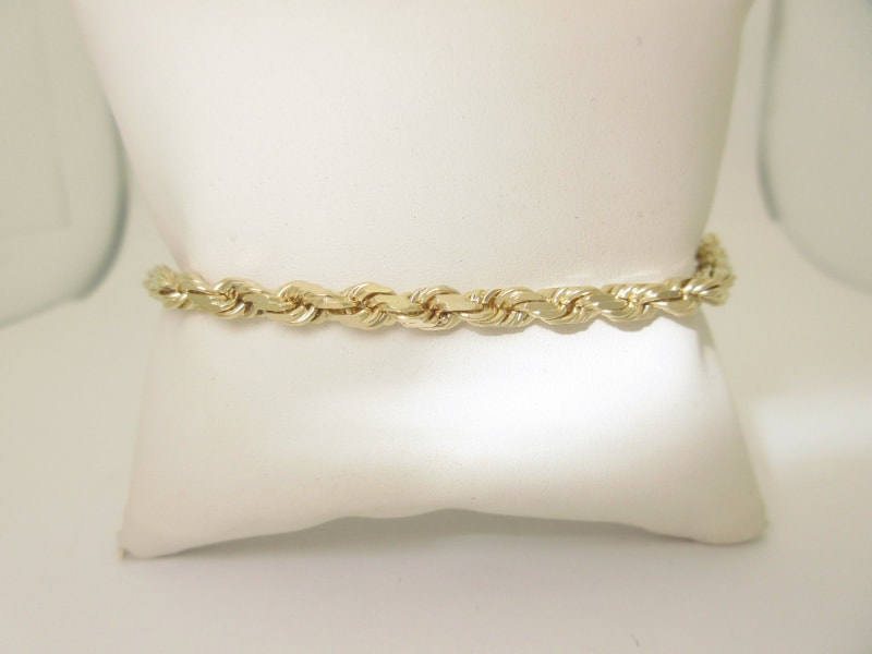 22K Yellow gold Men's Bracelet Beautifully handcrafted diamond cut design  135 | eBay