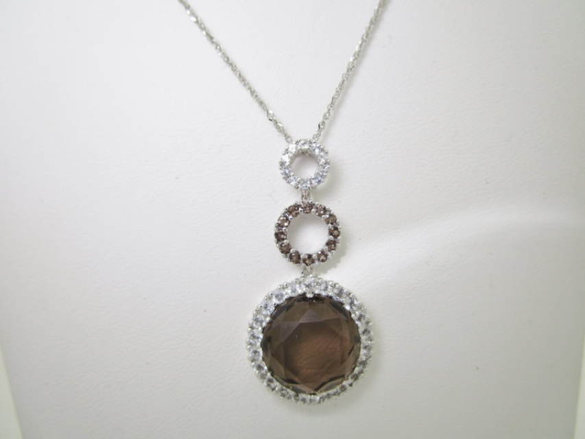 Smoky Topaz And Rose Gold Heart Necklace | Soul Journey Jewelry | Wolf &  Badger