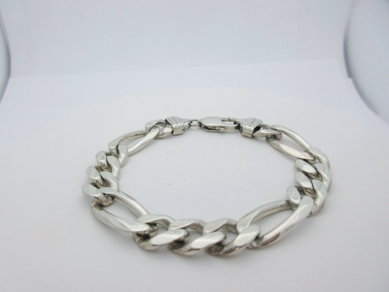 The Hero Men's Sterling Silver Bracelet | Mens sterling silver bracelets, Sterling  silver mens, Mens silver necklace