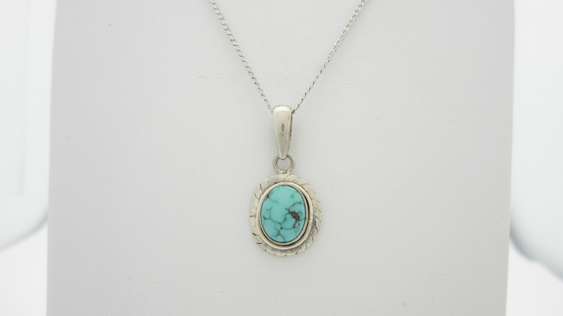 indian turquoise necklace, sterling silver indian necklace, navajo ...